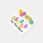 Serpents Je suis cette serviettes en papier 6e ann (Coin)