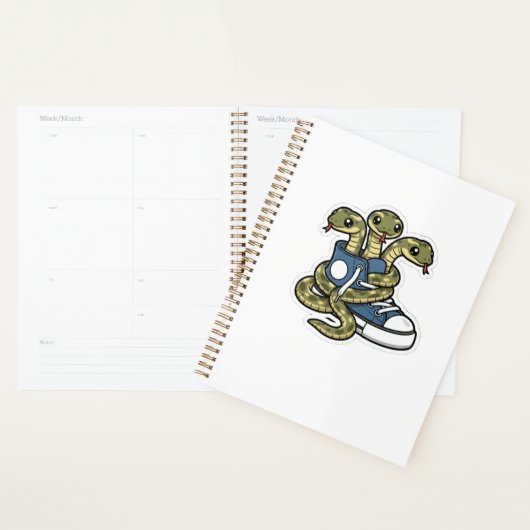 Serpents sur chaussures (Devant avec enveloppe)