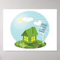 Serre à énergie solaire Poster