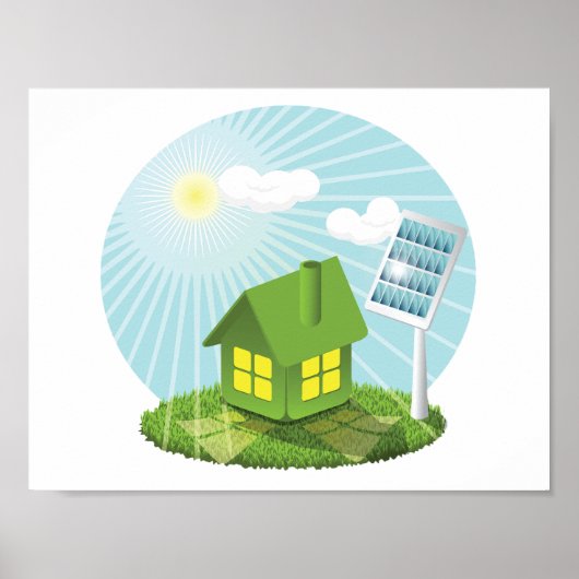Serre à énergie solaire Poster (Devant)
