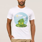 Serre À L'Énergie Solaire Mens T-Shirt (Devant)