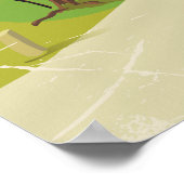 Serre Chevalier, Frankrijk ski reisposter Poster (Hoek)