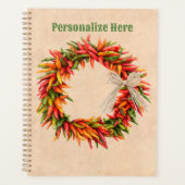 Serre-couronne Ristra dans le sud-ouest du Chili (Devant)