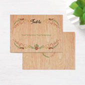 Serre de feuillage bohème rustique sur bois (Bureau)