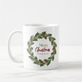 Serre et script de fête | Joyeuse Mug de Noël (Gauche)