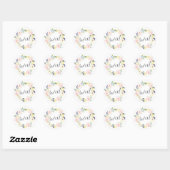 Serre florale Pastel Spring | Stickers doux (Feuille)