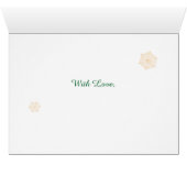 Serre Holly de Noël, pour les parents, Snowflakes (Intérieur Horizontal (Bas))