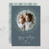 Serre rustique et script Elégante photo de vacance (Devant / Derrière)