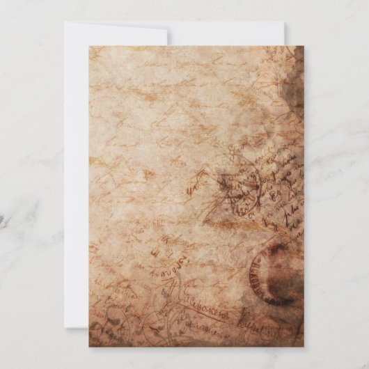 Serrure élégante et faire-part de mariage (Dos)