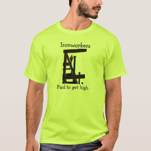 Serruriers payés pour obtenir le haut T-shirt
