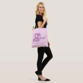 Serumnaam en betekenis monogram zak tote bag (Op model)