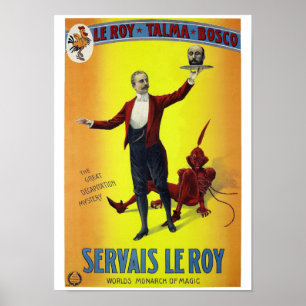 Servais Leroy Rested  Magicia Poster