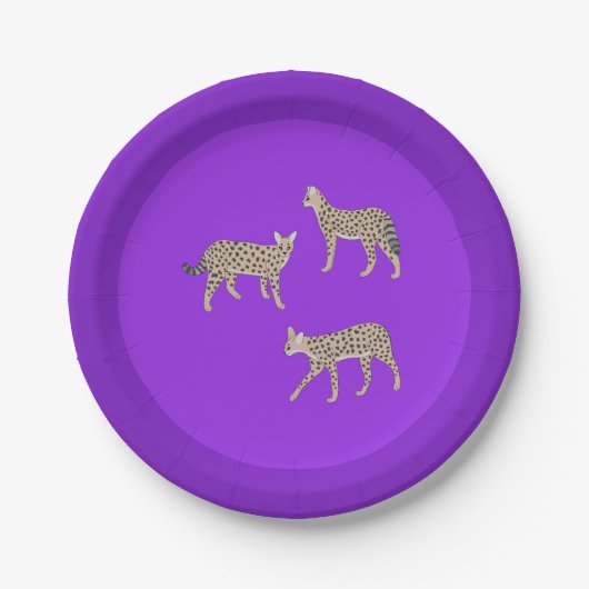 Serval Cats Papieren Bordje (Voorkant)