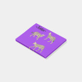 Serval katten post-it® notes (Schuin)