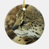 Serval Keramisch Ornament (Achterkant)