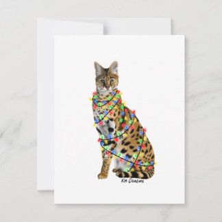 Serval - kerstkaart