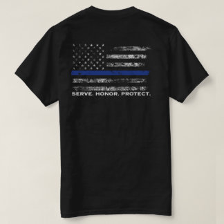 Serve Honor Protect Flag T-shirt
