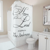 Serve the Lord gepersonaliseerd Douchegordijn (In situ)