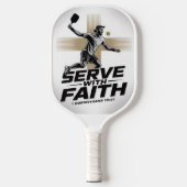 Serve With Faith Christian Pickleball Paddle (Voorkant)