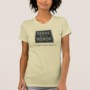 Serve with Honor™ (LDS Mission) T-shirt voor dames