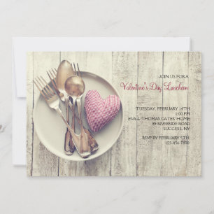 Served with Love Invitation Kaart