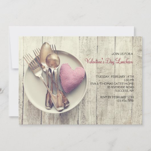 Served with Love Invitation Kaart (Voorkant)