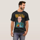 Serveer koning Jeff Bezos. Amazon. T-shirt (Voorkant volledig)