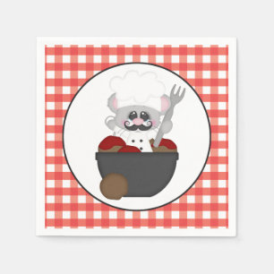 Serven van gehaktballen Italiaans eten pret luiers Servet