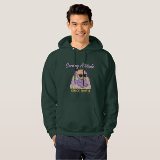 Serverende Houding Sinds de Geboorte | Grappige Ba Hoodie