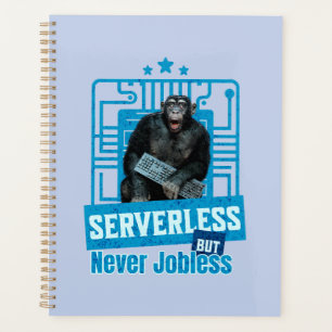 Serverloze Grappige Apen Ontwikkelaar Humor Planner