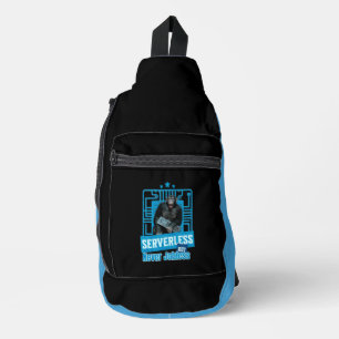 Serverloze Grappige Apen Ontwikkelaarshumor Sling Bag