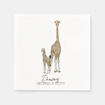 servet met giraffencocktail