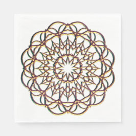 servet met kant-en-klaar design