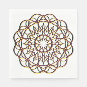 servet met kant-en-klaar design
