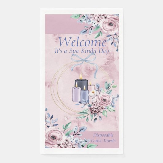 Servet Papieren Handdoek Qty 50 Spa Kinda Dag (Voorkant)