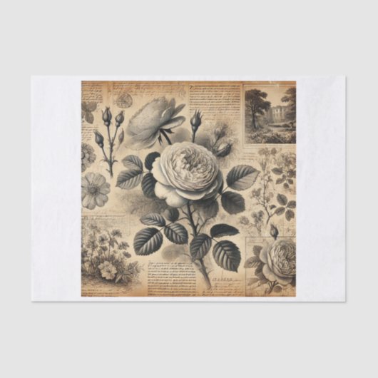 servetten, tissue paper, decoupage tissuepapier (Voorkant)