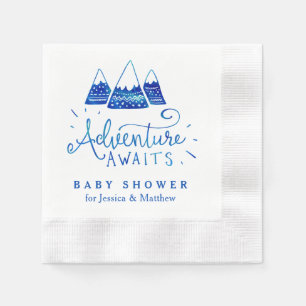 Servetten van het Baby shower van het Avontuur van