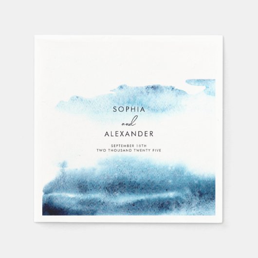 Servetten voor een moderne bruiloft. (Voorkant)