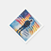 Servetten voor Memorial Day Gathering Party (Hoek)