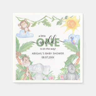 Servetten voor Wilde Safari Baby Shower