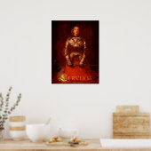 Serviam. - Joan of Arc Poster (Keuken)