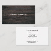 Service à domicile professionnel carte de visite h (Devant / Derrière)