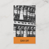 Service Afbeelding Oranje accenten $XX korting (Voorkant)