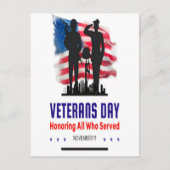 Service Beyond Self - Dank u, veteranen Briefkaart (Voorkant)