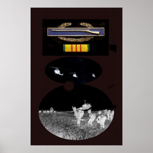 Service CIB et Viêt-nam poster du ruban (Devant)