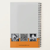 Service Collage gris, noir et orange (Dos)