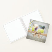 Service commémoratif Beige Bow Daisies Photo Livre (Intérieur)