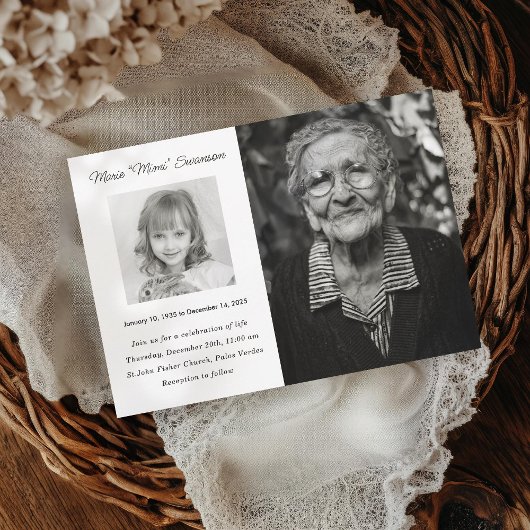 Service commémoratif Célébration du Carte photo de