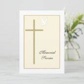 Service commémoratif Christian Invitation Faire-pa (Debout devant)