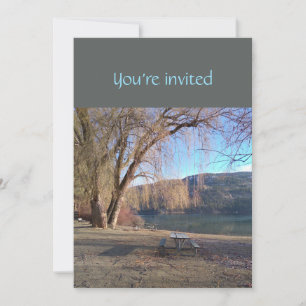 Service commémoratif Invitation Beautiful Lake Bea